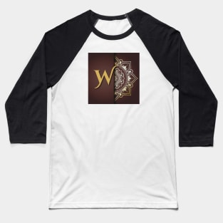 W – Mandala Monogram Baseball T-Shirt